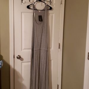 Gray maxi dress plus size